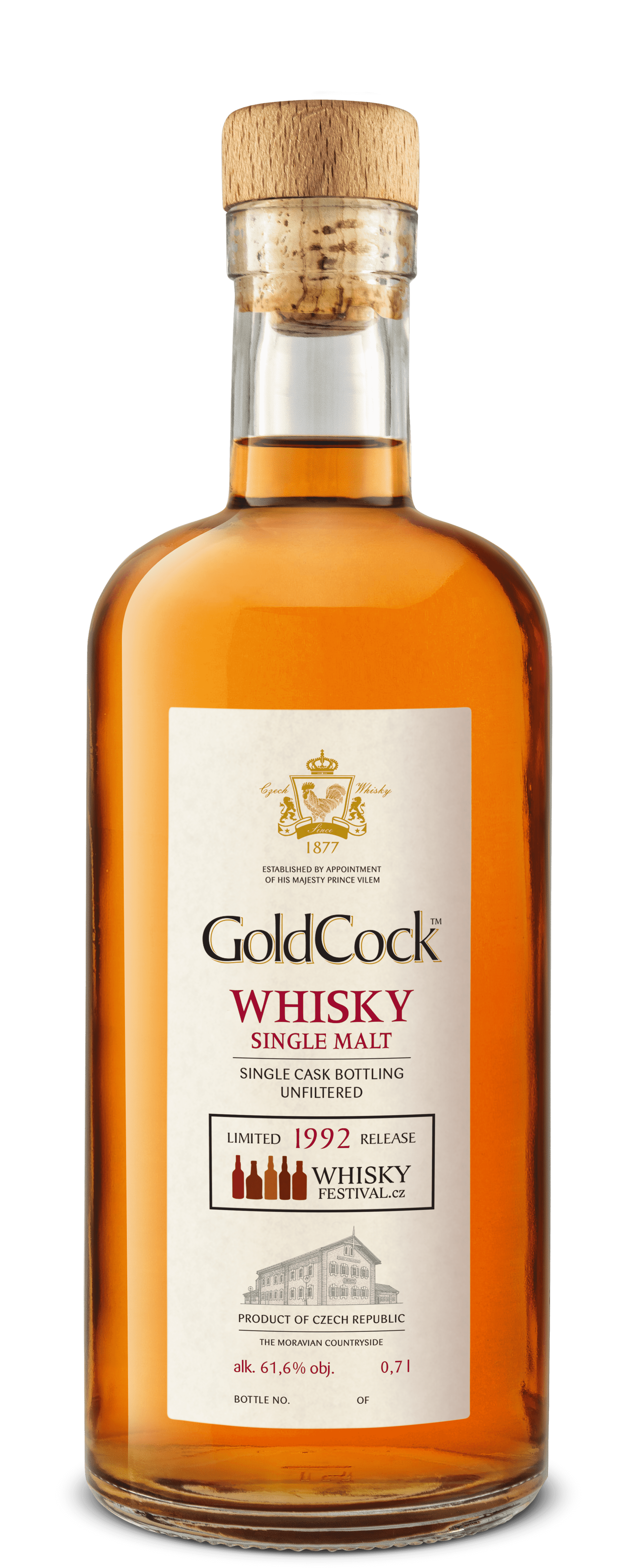 GOLDCOCK 1992 SINGLE CASK – WHISKEYFESTIVAL EDITION 61,8 0,7L